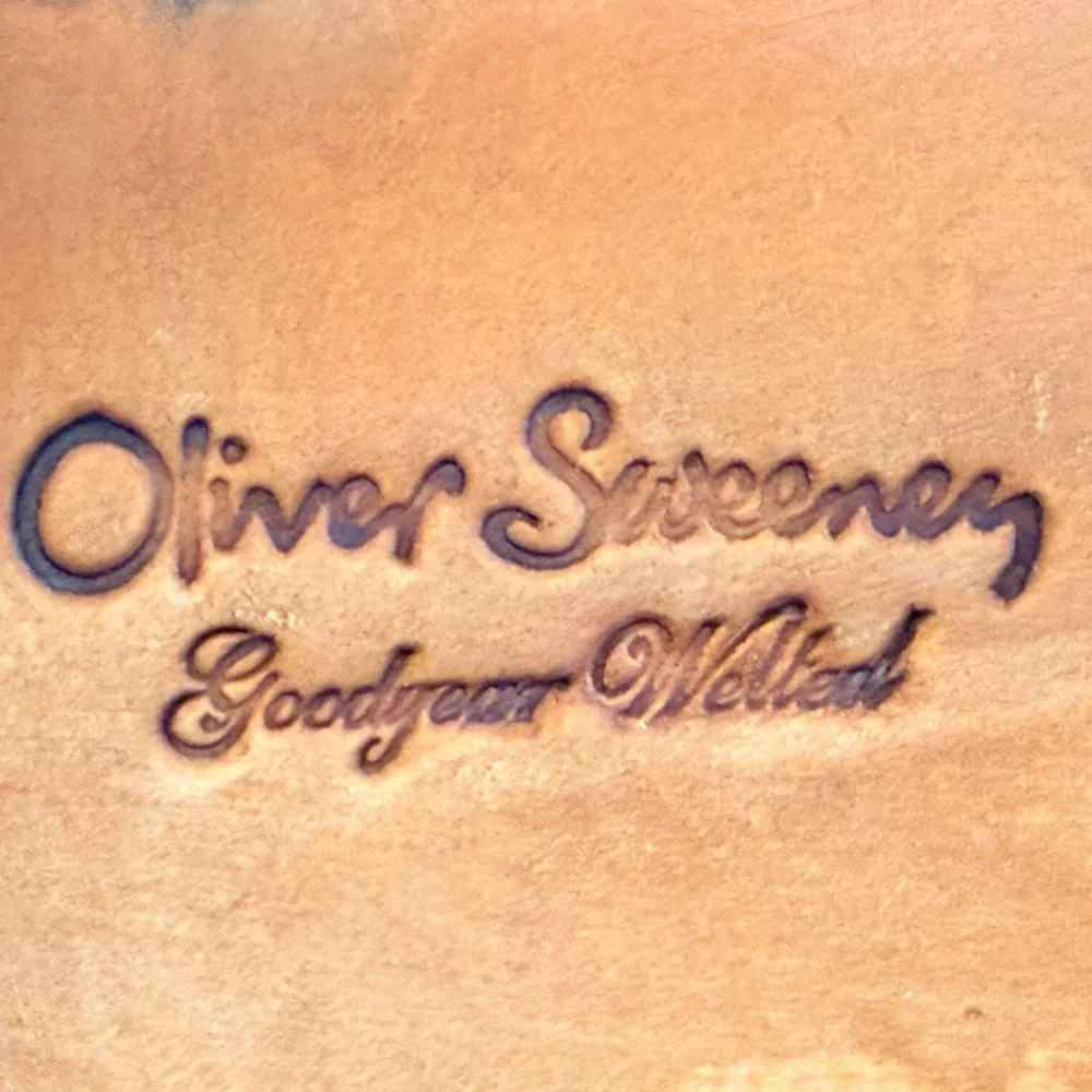 Oliver Sweeney Westleton Suede Derby Shoes Men’s US 10 Brown Suede Goodyear-Welt